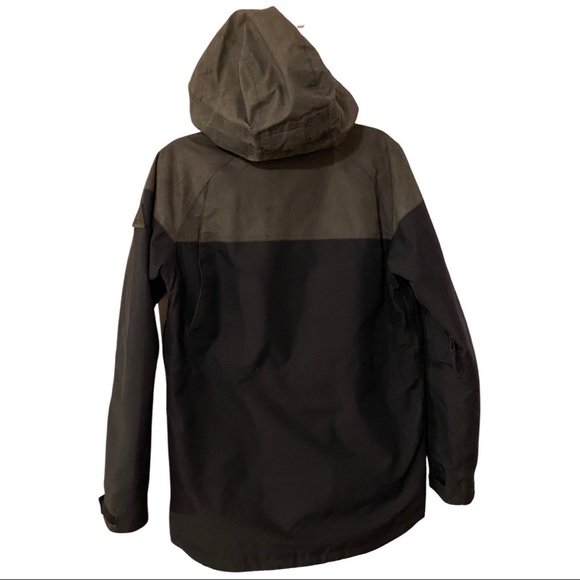 BURTON  Men's BREACH Shell Snow Jacket - GOLROD/TRCDRO - Picture 5 of 10